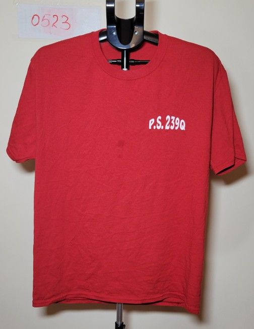 Jerzees Dri-Power Red T-Shirt Size L (0523)