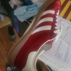 Gucci Adidas Gazelle Red 10.5