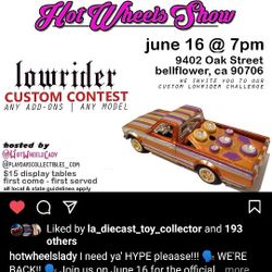 Hot Wheels Show June 16