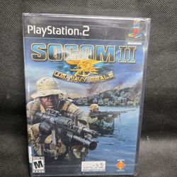 SEALED PS2 SOCOM II: U.S. Navy SEALS