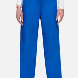 2 Small Unisex Drawstring 2-Pocket Cargo Scrub Pant