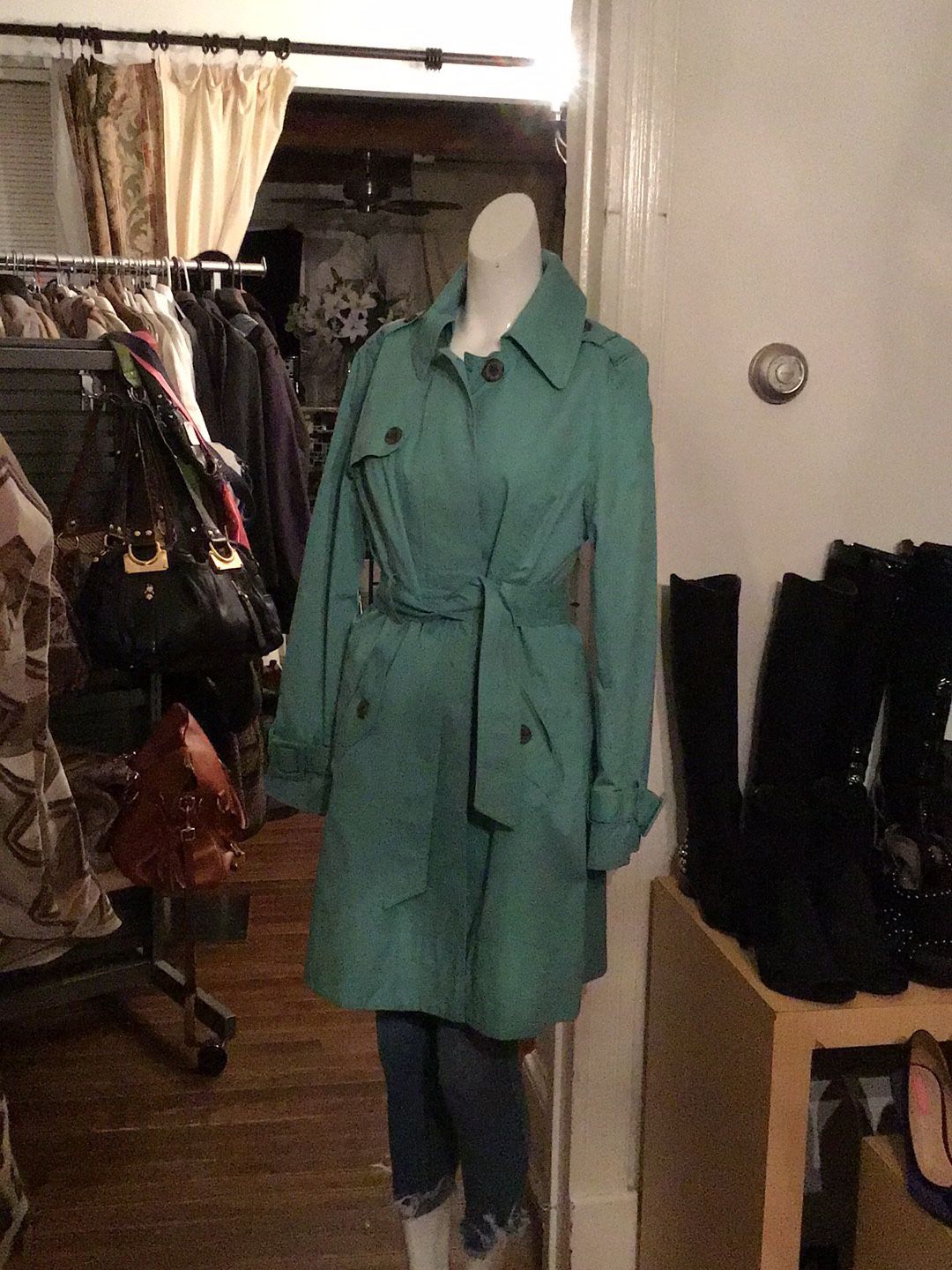 Lauren Conrad Women Trench Coat Size 10 