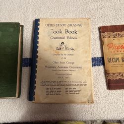 4 Very Old Cookbooks 