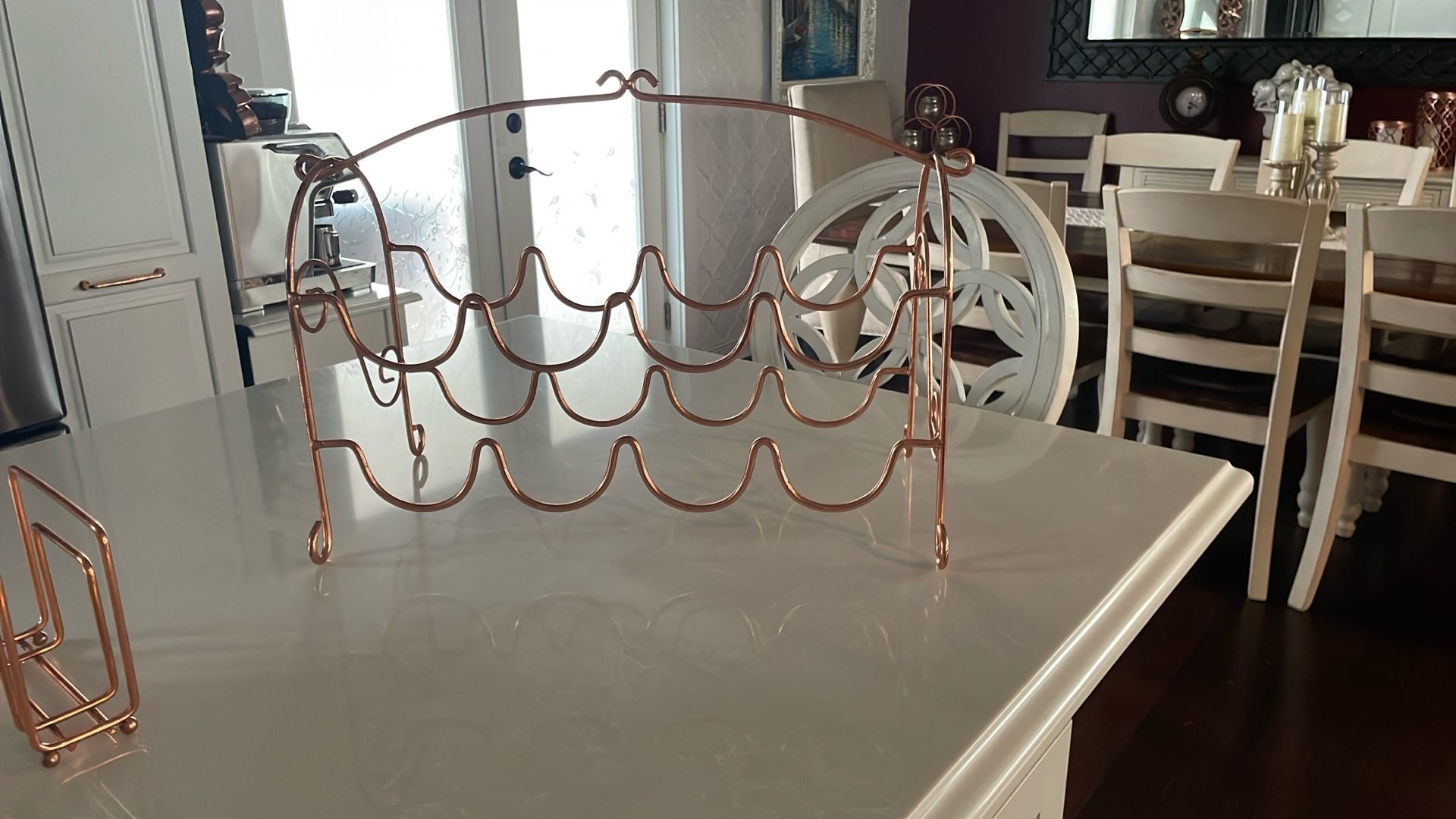 Copper Wine Rack