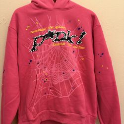 Sp5der Pink Hoodie