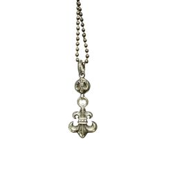 Chrome Hearts 1Ball BS Fleur De Lys Charm Pendant