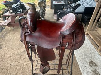1989 Hereford textan roping saddle
