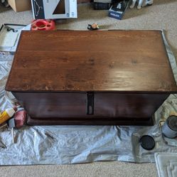 Refurbished Wooden Chest 