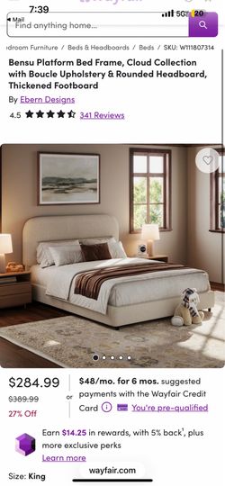 Full size bed frame