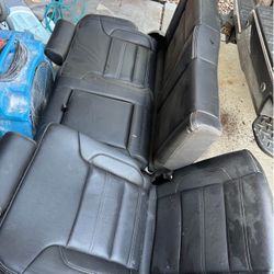 Leather 2017 GMC Sierra Denali 1500  Rear Seat