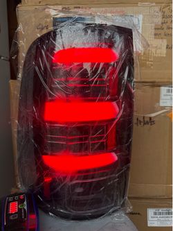 09-18 Dodge Ram Black LED Bar Tail Lights