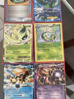 Pokemon Card set of 5 EX and Dowsing Machine