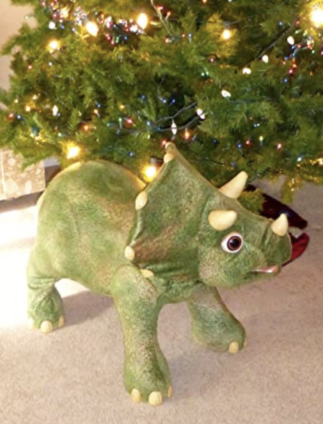 Playskool Kota Triceratops Life Size 3ft Ride Robot Dinosaur