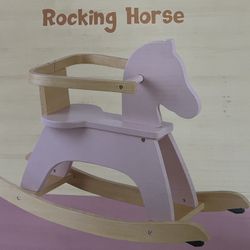 Ride On- Rocking Horse Real Wood - NEW