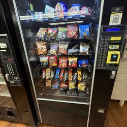 (1) Snack Machine (1) Soda machine For Sale W/ Location