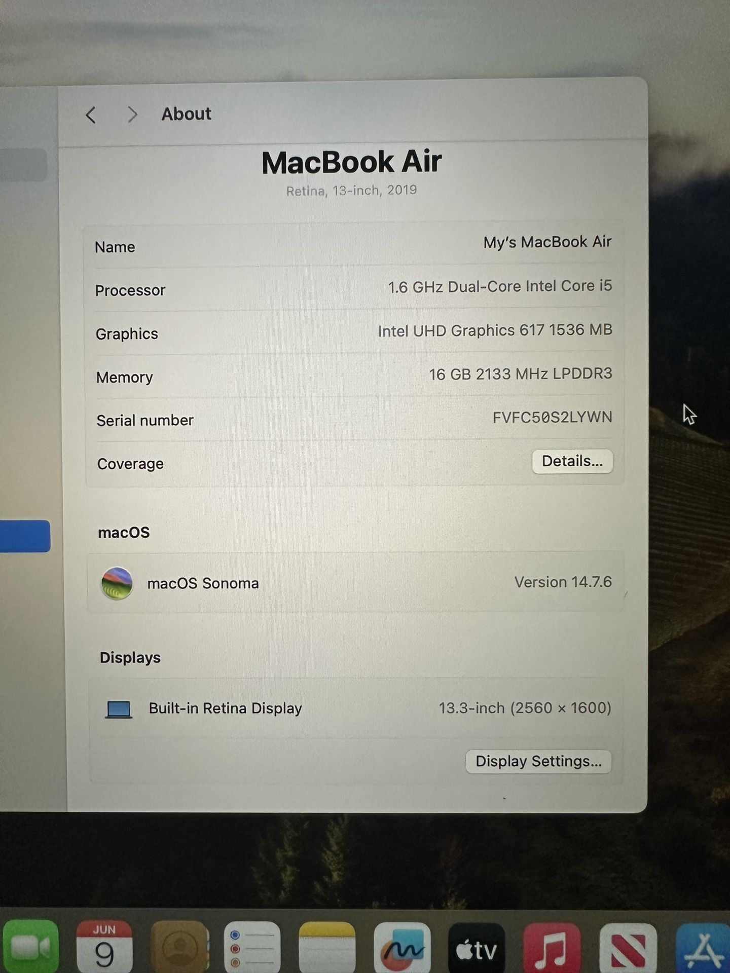 Apple MacBook Air Laptop