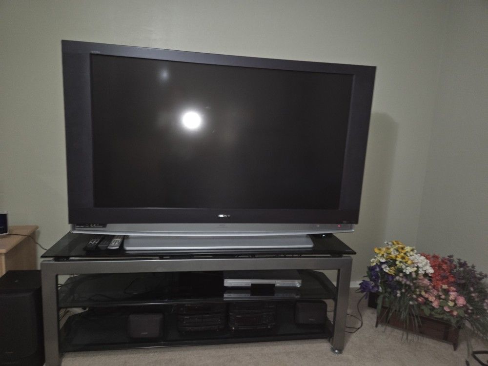 55inch TV Screen And 65 Inches End To End.