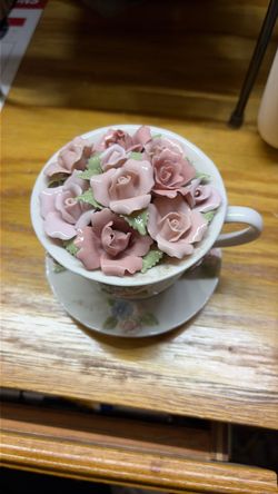 Anna Rosa ceramic flower cup