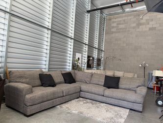 Dark gray sectional- free delivery