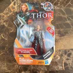 Hasbro Marvel Studios Lightening  Clash THOR 3.75" Action Figure Mighty Avenger