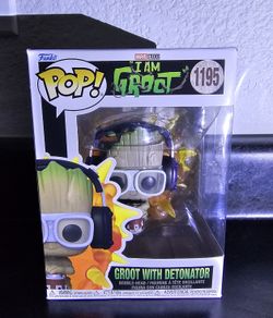 Funko Pop Groot with Detonator #1195 Marvel