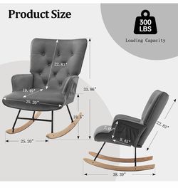 Gray Rocking Chair Nursery