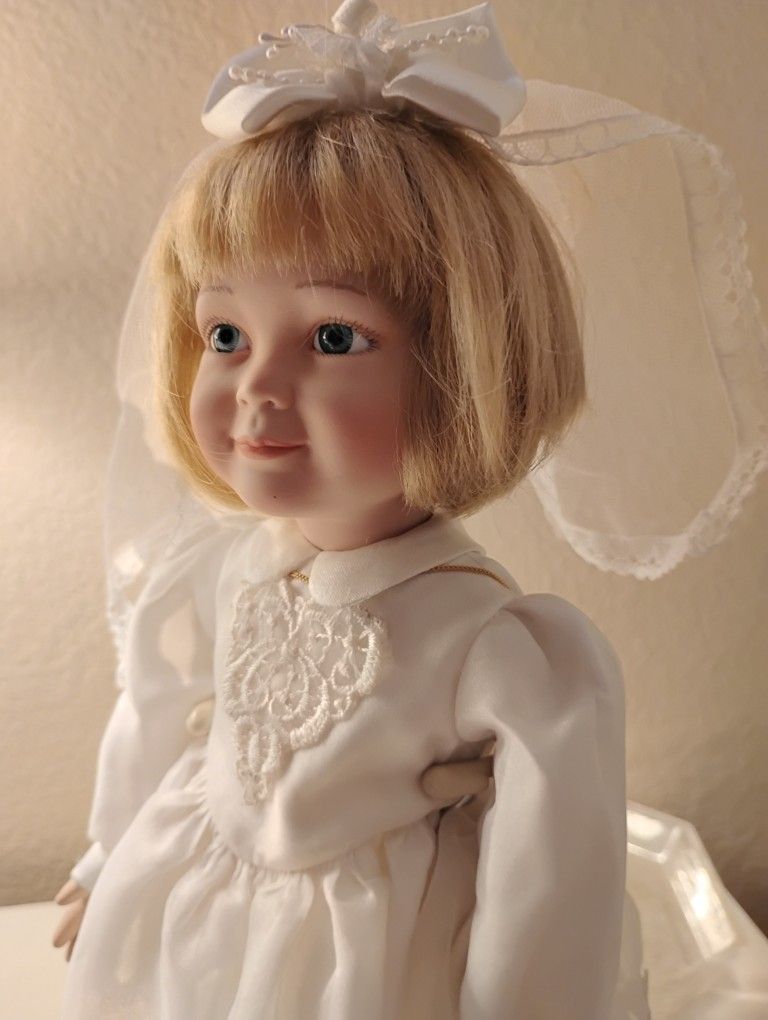 Madame Alexander First Communion Porcelain Doll