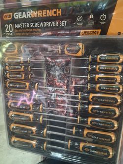 GEARWRENCH
20 Pc. Phillips/Slotted/Torx Dual Material Screwdriver Set