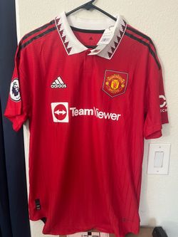 2022/23 Adidas Manchester United Authentic Home Soccer Jersey Red Ronaldo 7 CR7