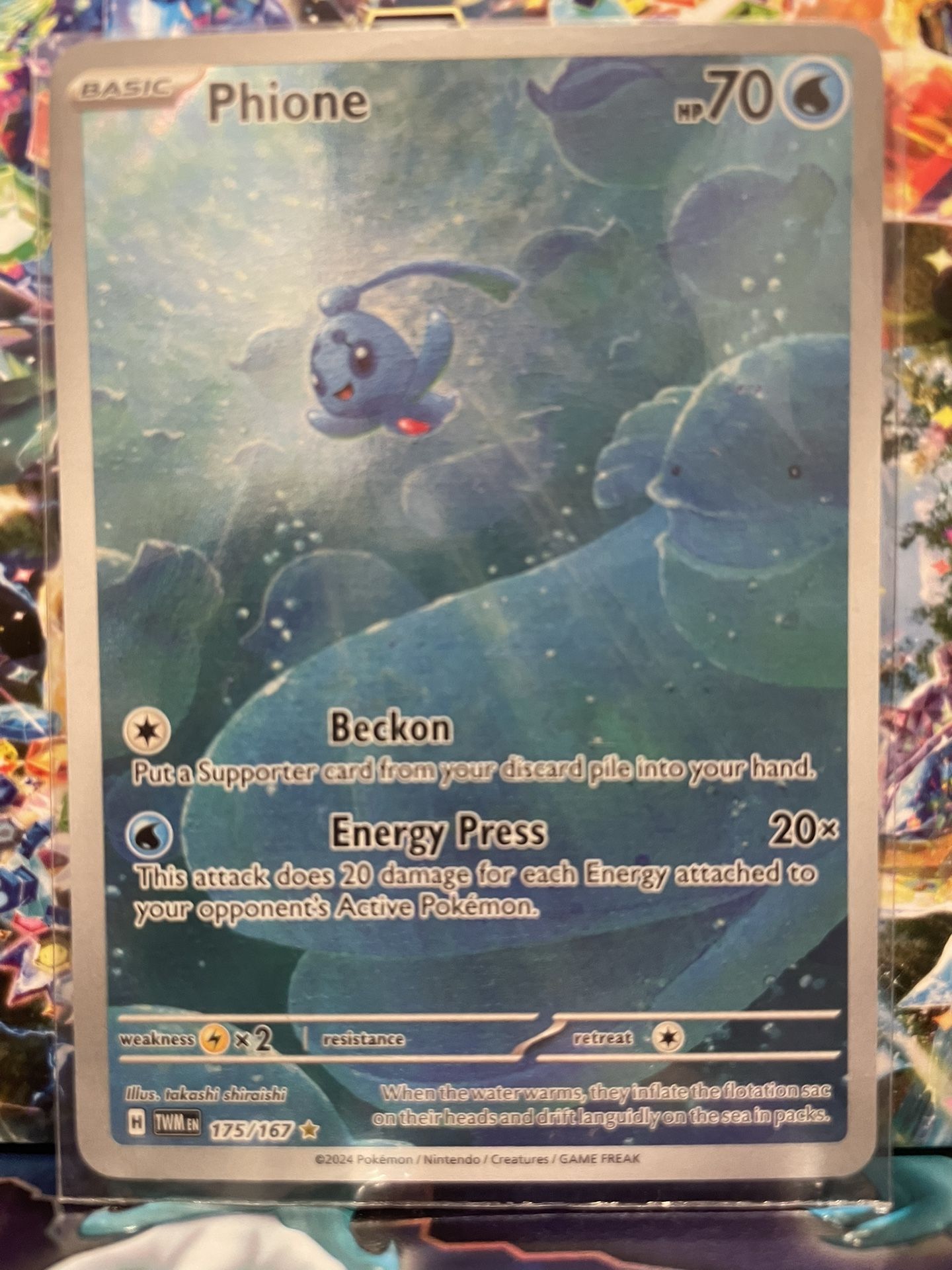 Phione FULL ART ILLUSTRATION CARD