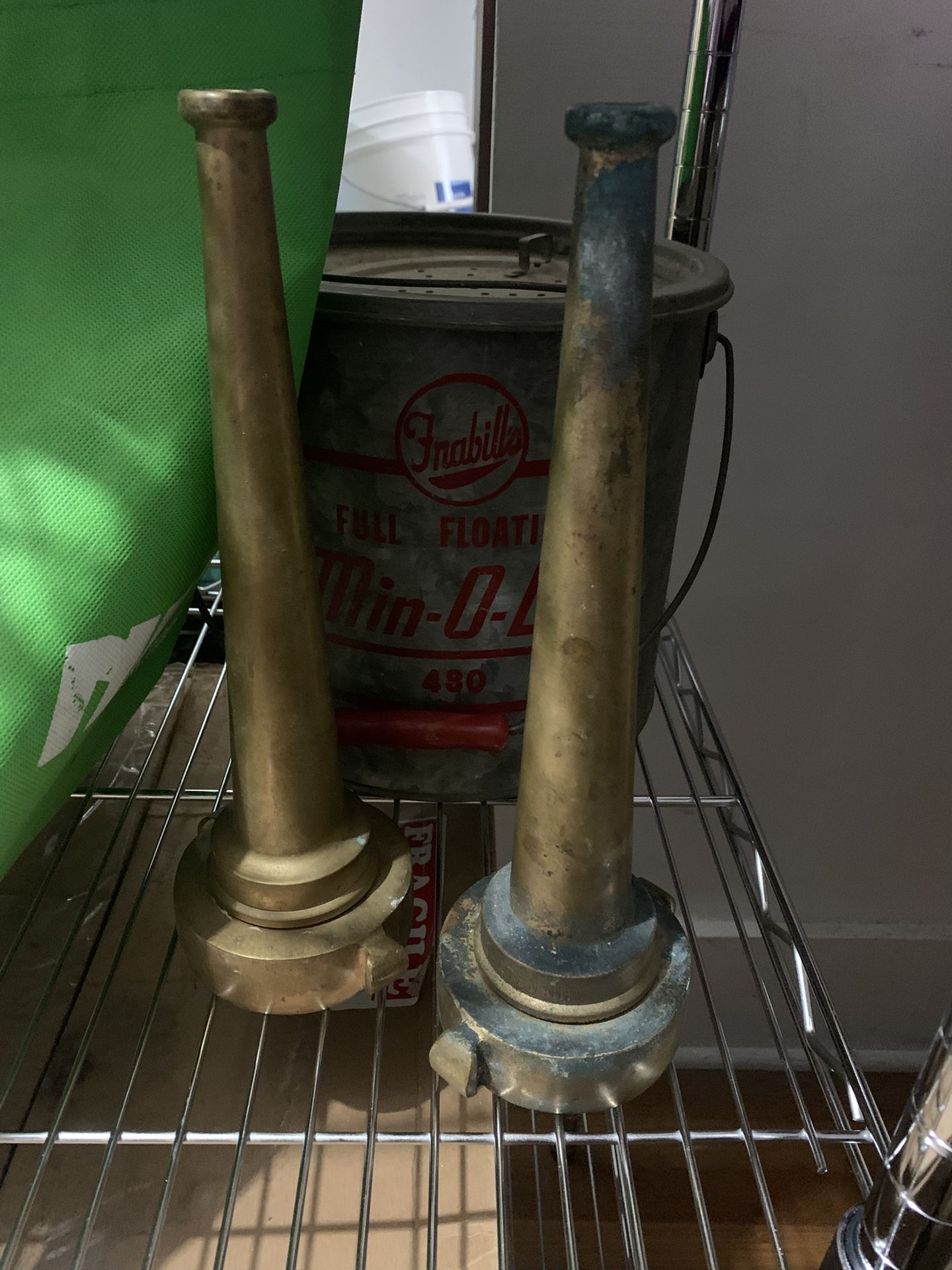 Antique Fire Hose Nozzles 