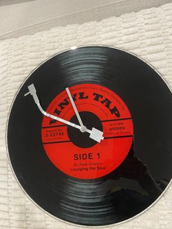 Clock Unique Glass Vinyl tap Clock - Wall Mount 