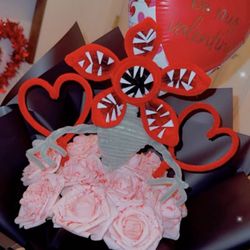 Valentines Day Stranger Things Flower Bouquet Ramo Demogorgon Love