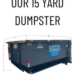 15 Yards Waste Removal Dumpster