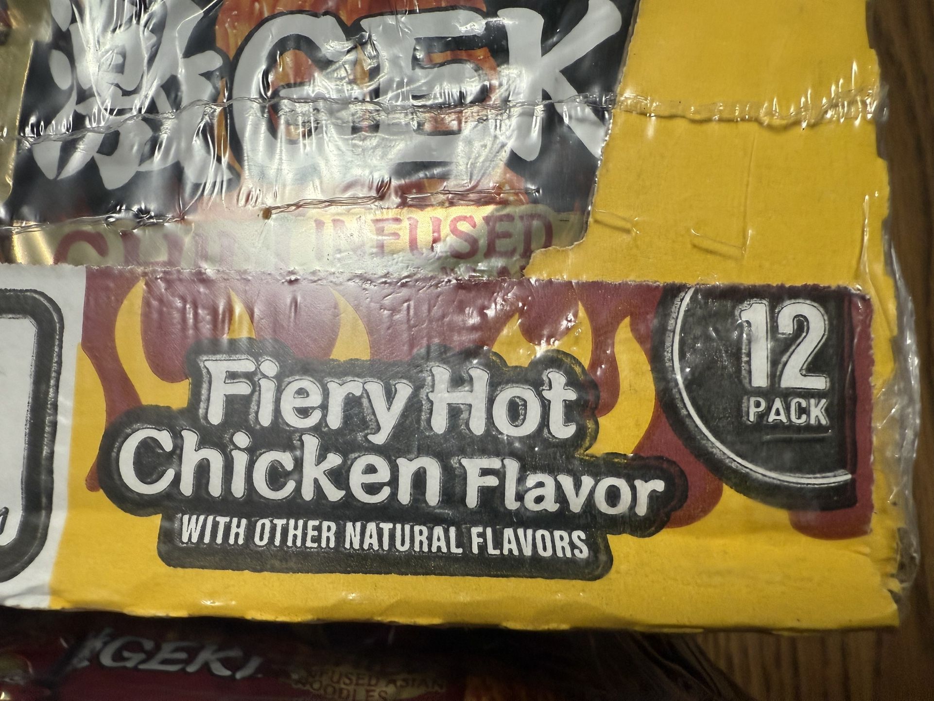 GEKI Fiery Hot chicken Asian Noddle