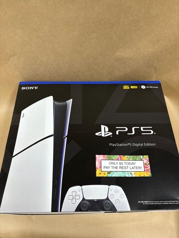 Playstation 5 PS5 Gaming Consoles New - Only $1 Today Pay The Rest Later!