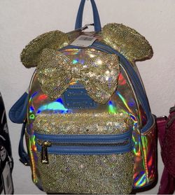 New With Tags Gold Loungfly 