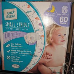 Size 6 Diapers $12