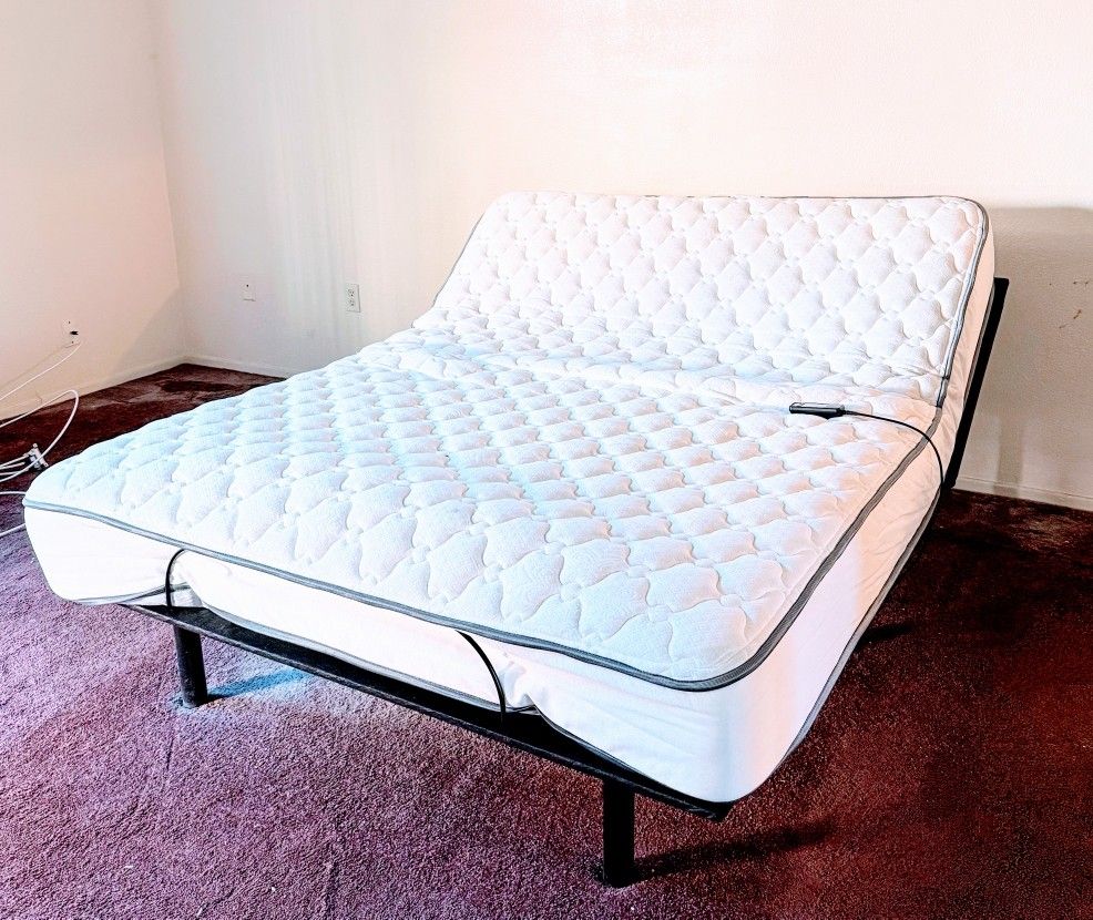 Adjustable Queen Bed with Frame