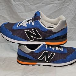 New Balance 515 Classic ML515CCB Blue Gray Suede Mesh Men's Low Top Sneaker,, size  12M