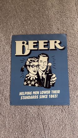 Funny Beer Sign