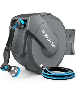 Retractable Wall-Mount Hose Reel