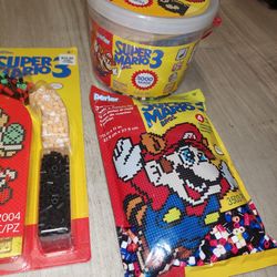 *BRAND NEW!* Super MARIO Perler Bead Kit Sets Never Opened 