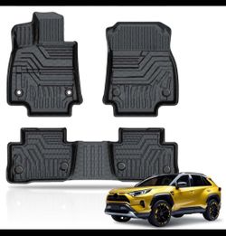 Floor Mats for Toyota Rav4 2019-2025 All Weather