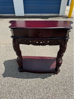 Wooden Console Table. Needs a little touching up  36” wide  15” deep  29” tall