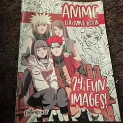 Anime Coloring Book 