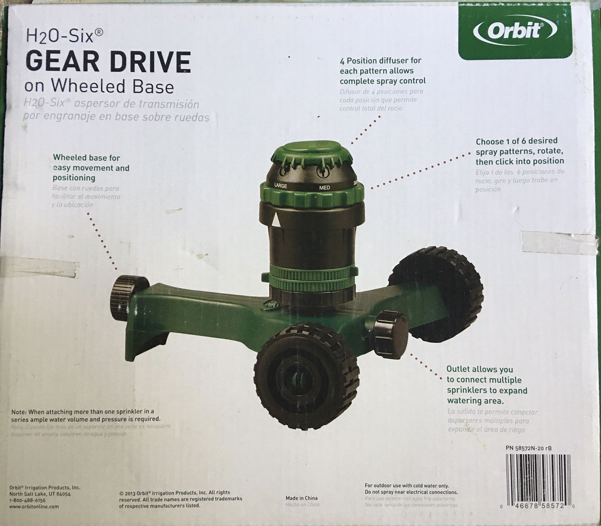 Orbit Gear Drive sprinkler