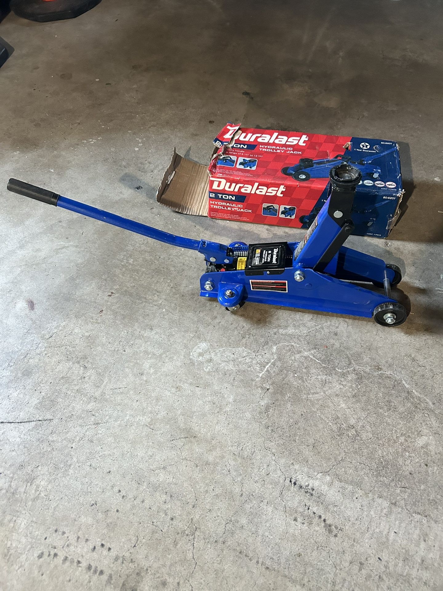 Duralast 2 Ton Hydraulic Trolly Floor Jack