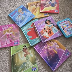 Electronic reader and 8 books