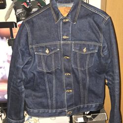 Naked & Famous Elephant 2  22oz Super Heavyweight Japanese Denim Jacket Sz.xl 
23x25
Sleeves 25